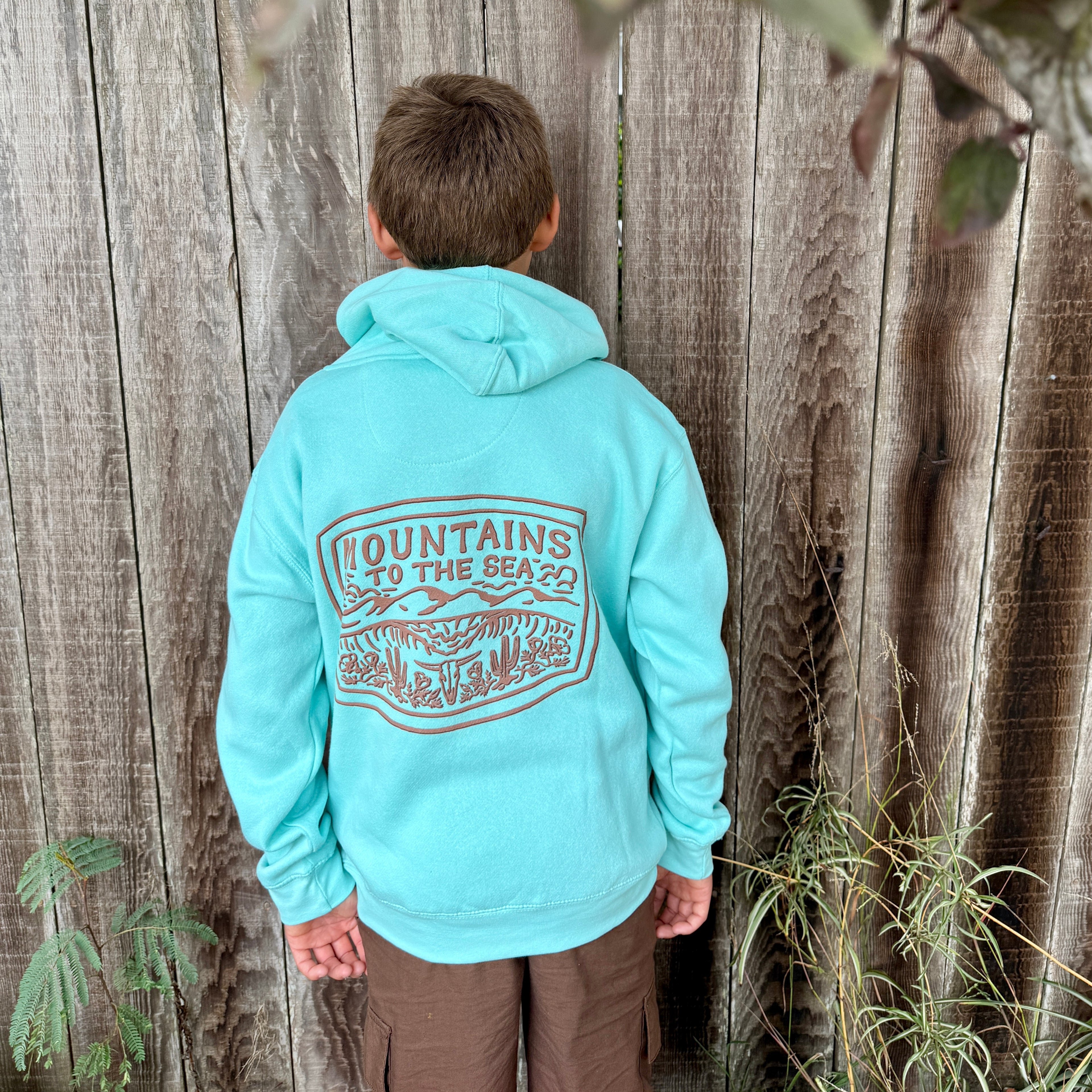Mountains to the Sea Kid's Hoodies