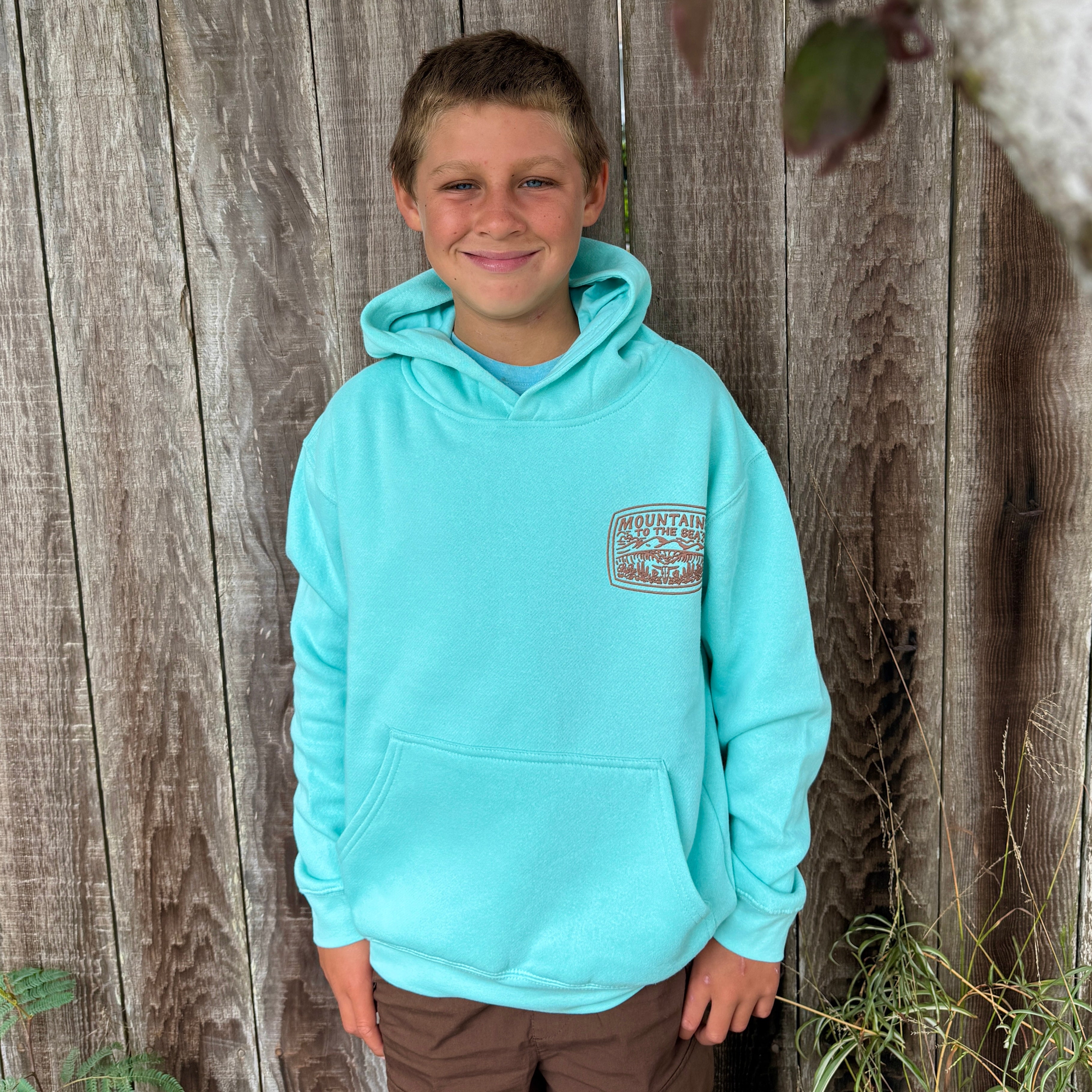 Mountains to the Sea Kid's Hoodies