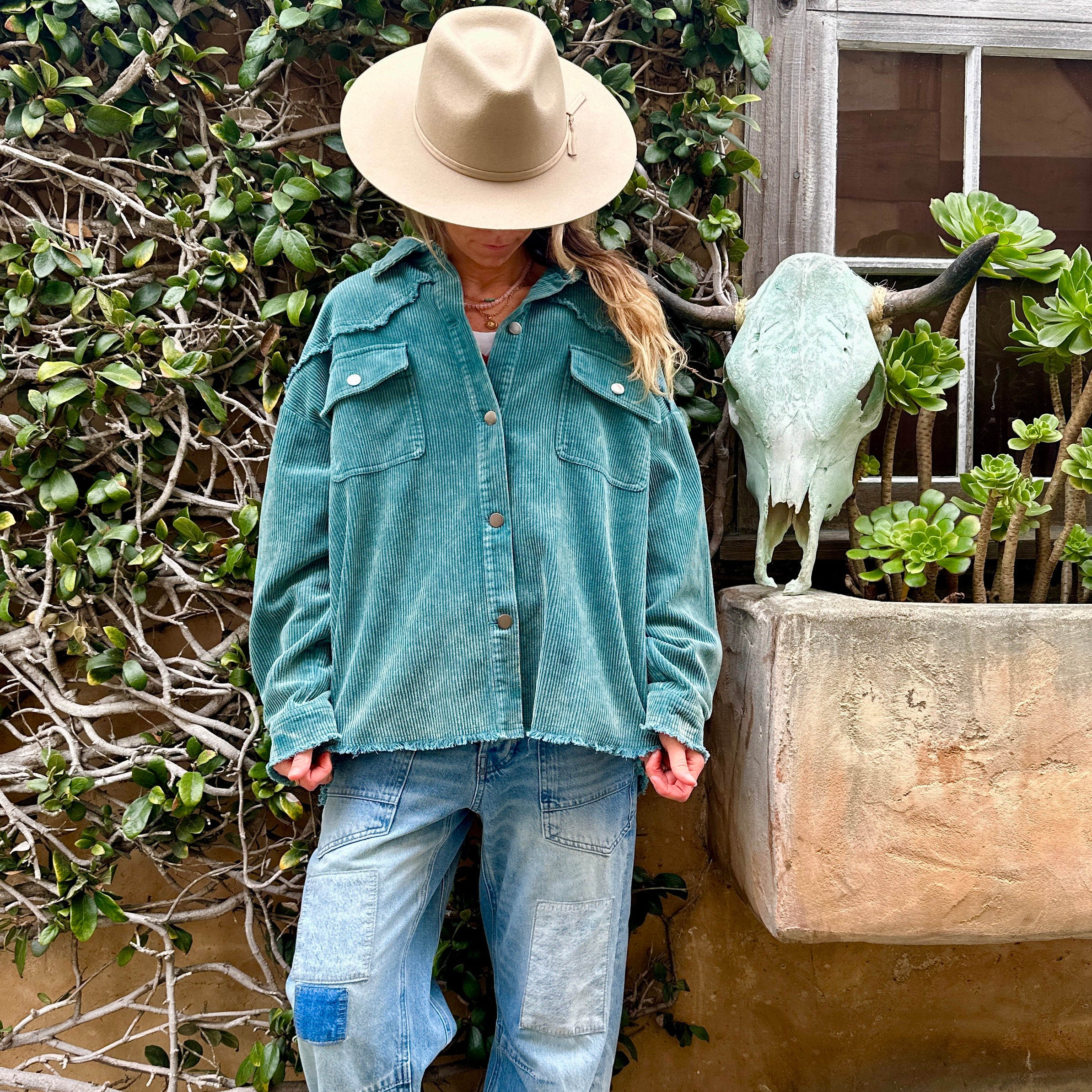 Southwest Corduroy Shacket