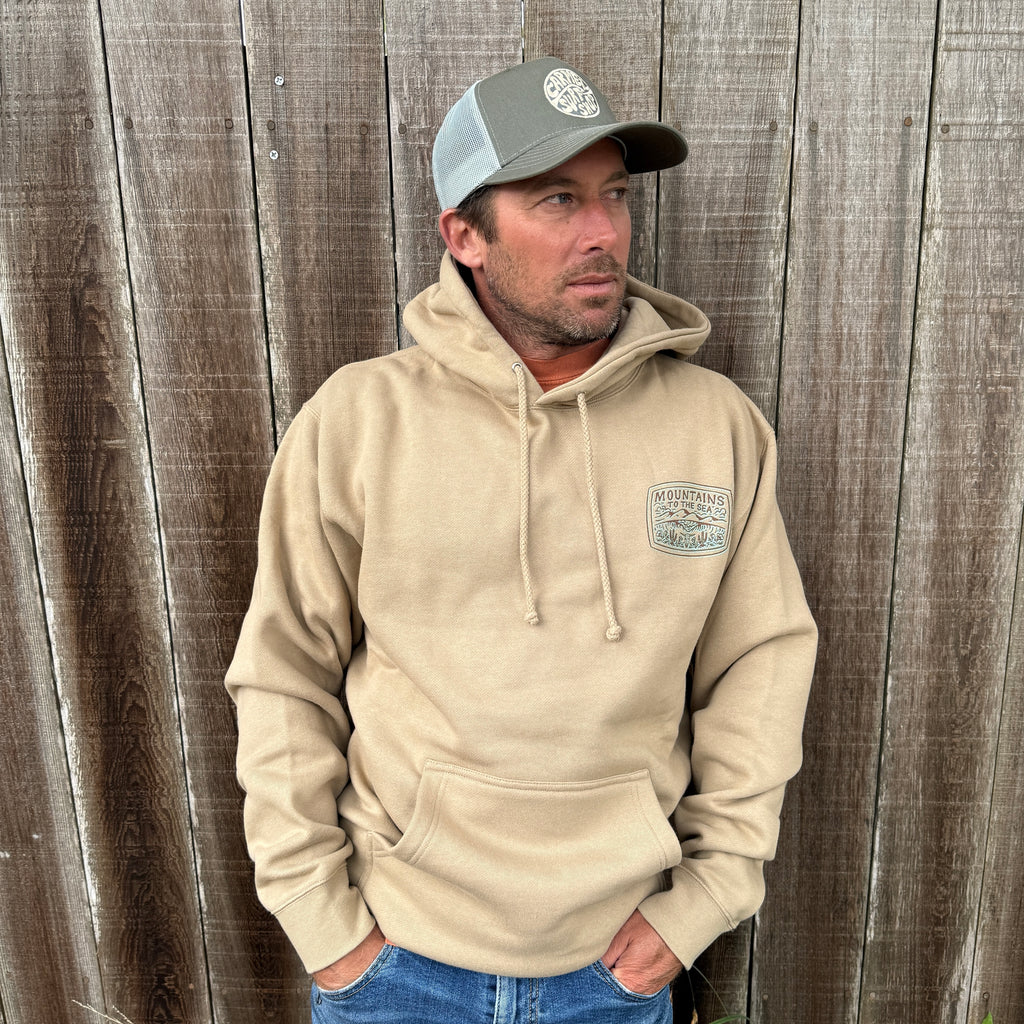 Mountains to the Sea Sand Hoody