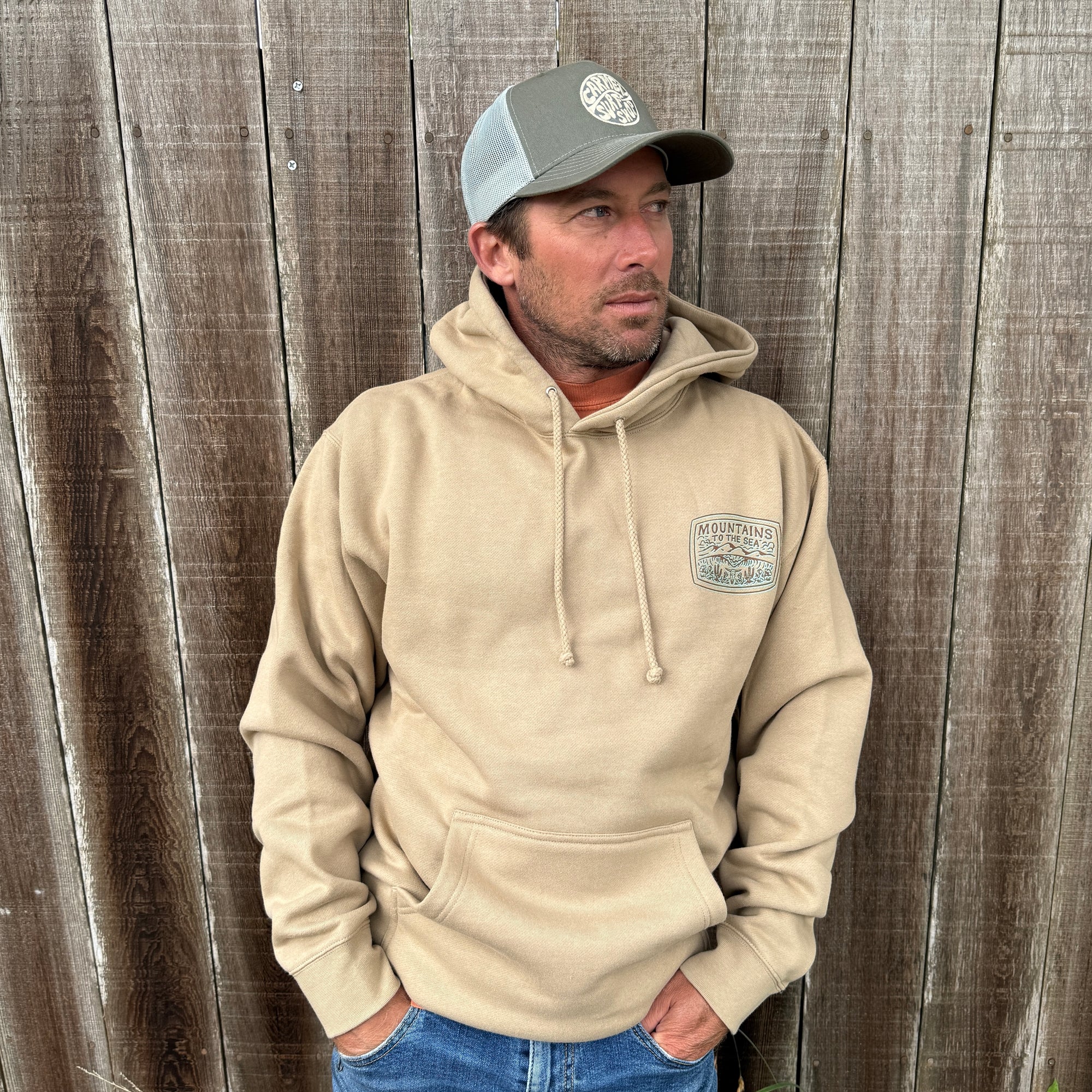 Mountains to the Sea Sand Hoody