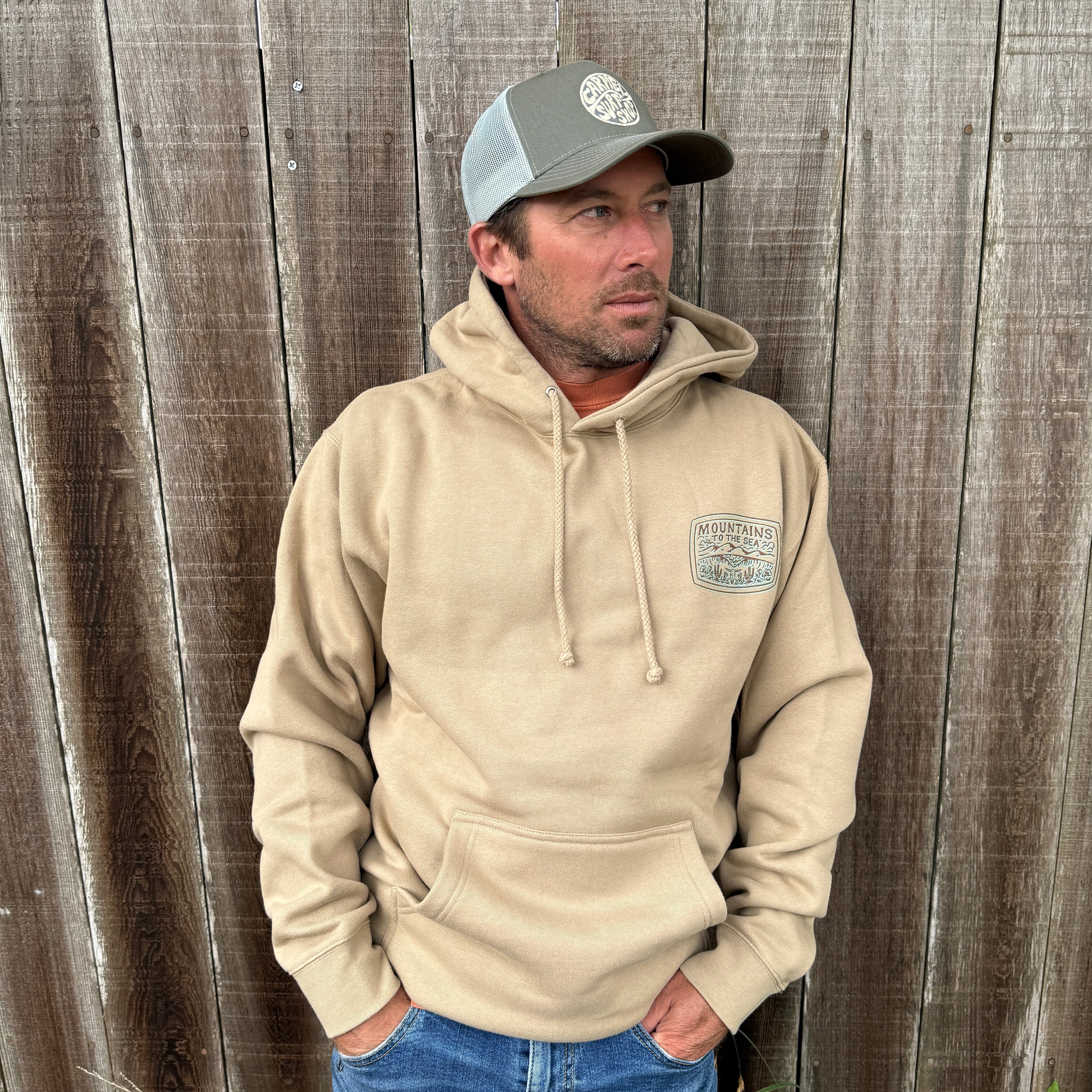 Mountains to the Sea Sand Hoody