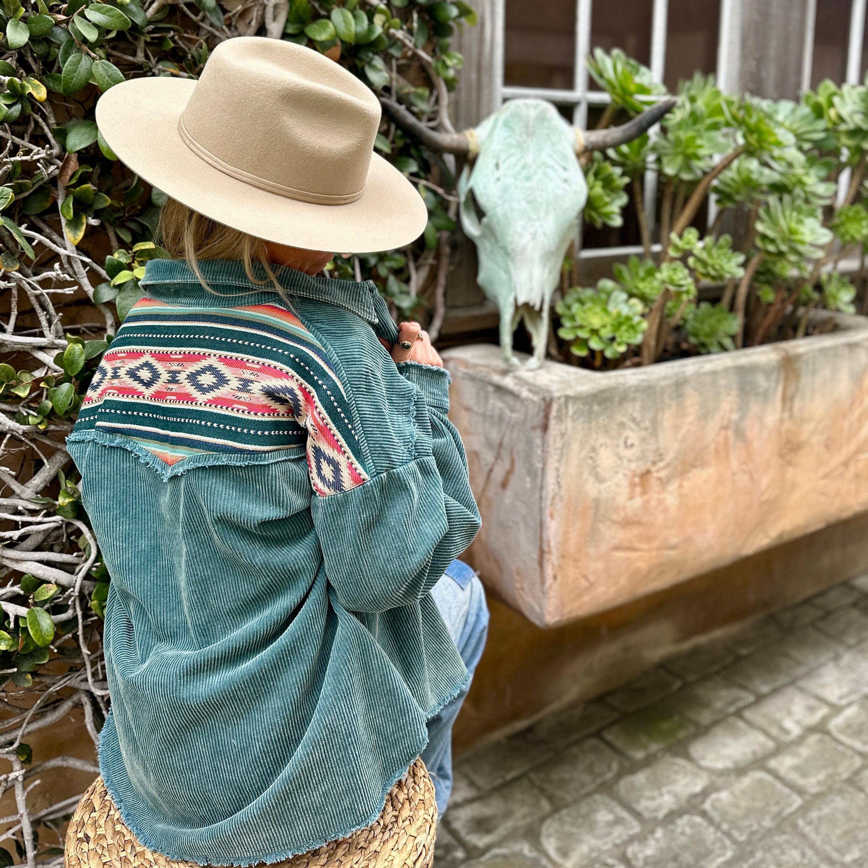 Southwest Corduroy Shacket