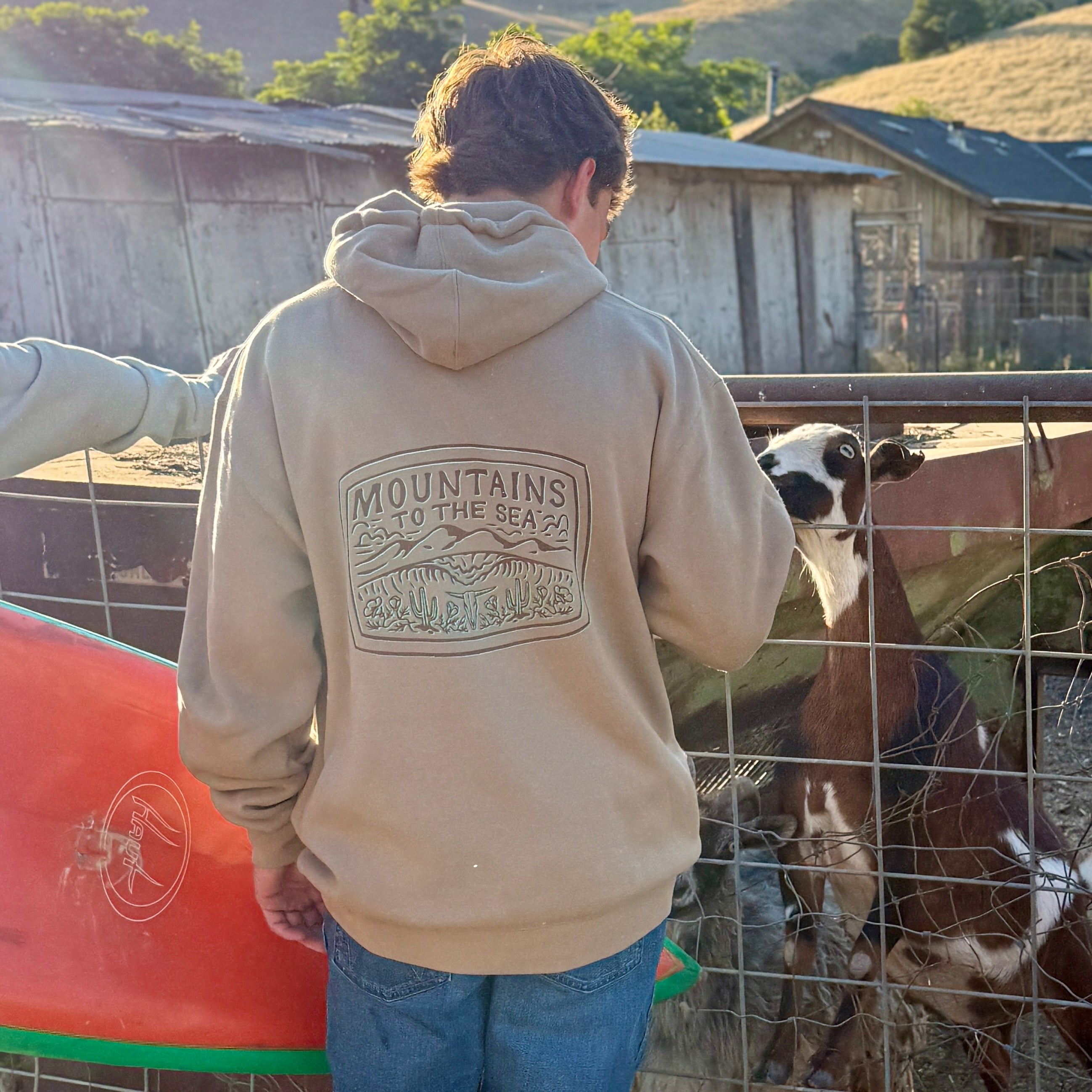 Mountains to the Sea Sand Hoody