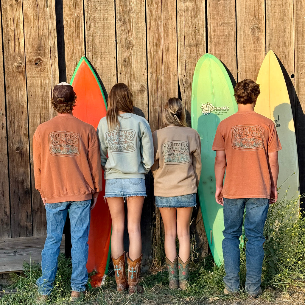 Mountains to the Sea Sand Crewneck