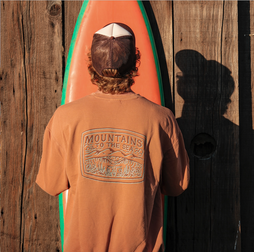 Mountains to the Sea Clay Crewneck