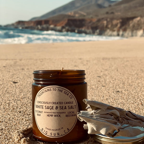 CANDLE~White Sage + Sea Salt