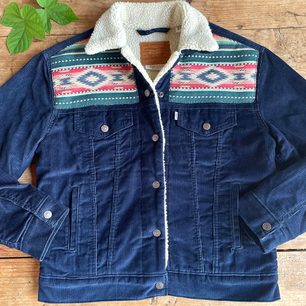 Vintage Levi Rebirth Corduroy  Sherpa Jacket (S)