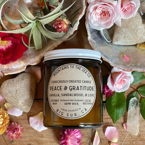 CANDLE~Peace & Gratitude Candle