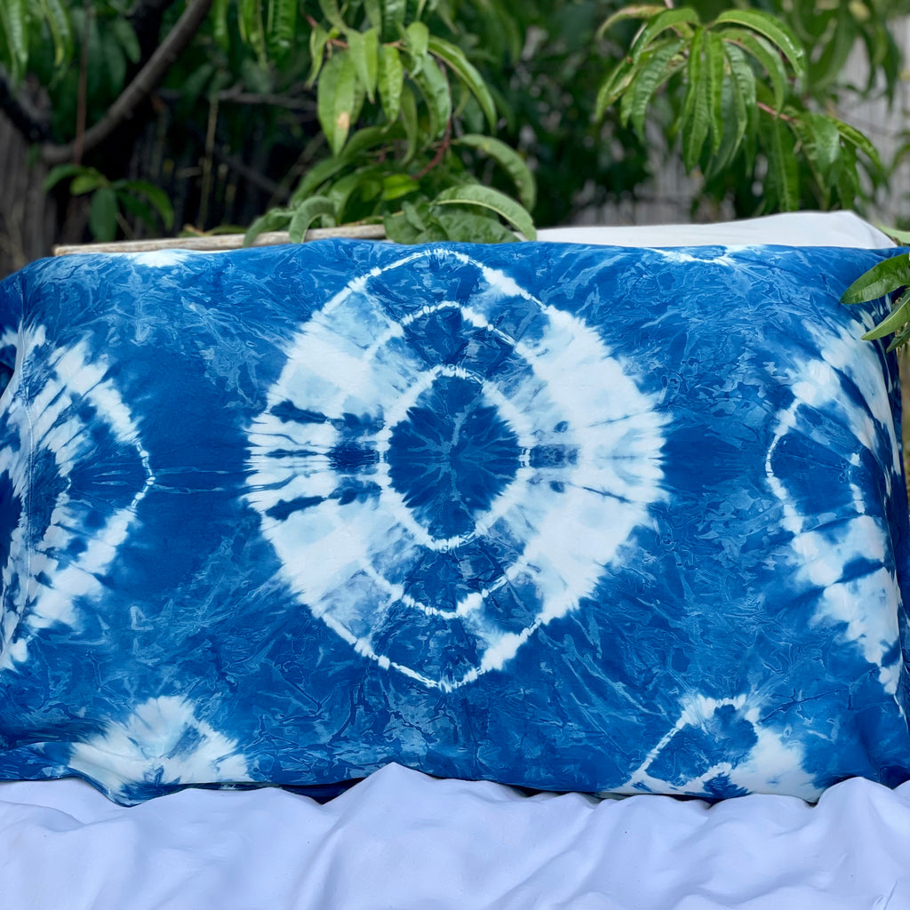 Silk Pillowcase Set (indigo)